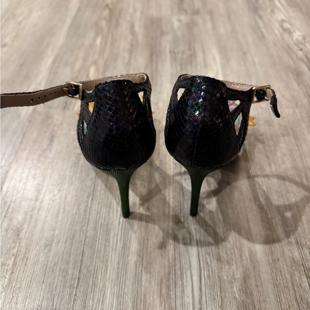Betsey Johnson Multicolor Floral Heels - Picture 5 of 7